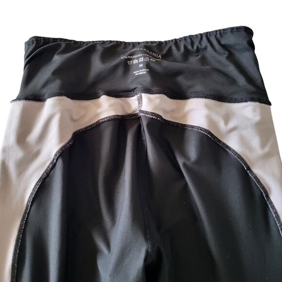 BCBGMAXAZRIA Medium Ankle Leggings with inlaid Mesh & Ankle Cutouts Black - Picture 14 of 15